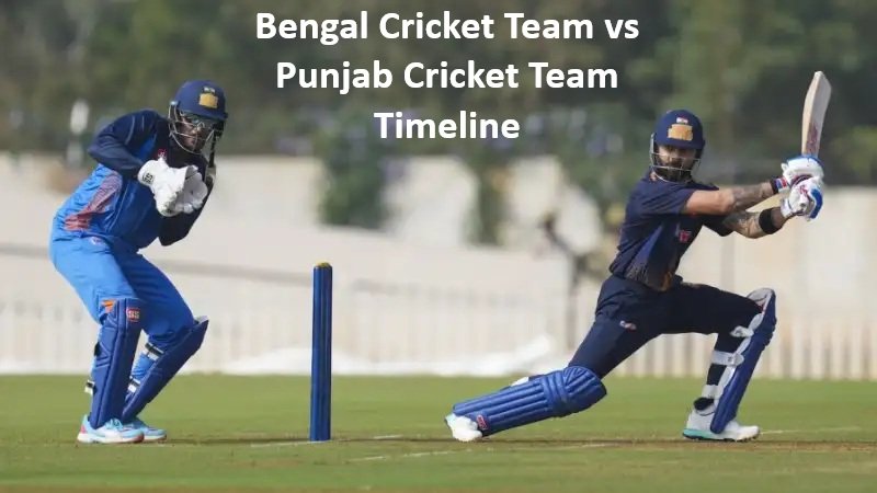 Bengal Cricket Team vs Punjab Cricket Team Timeline