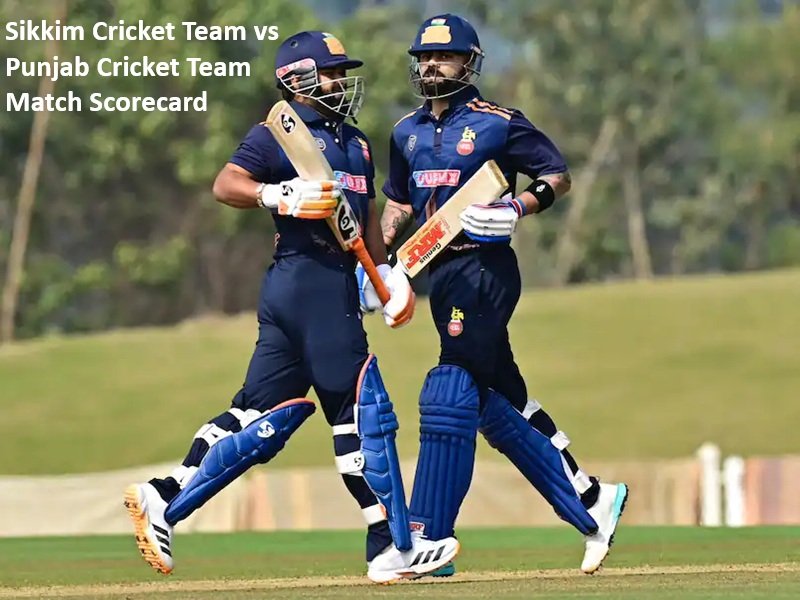 Sikkim Cricket Team vs Punjab Cricket Team Match Scorecard