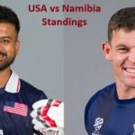 USA vs Namibia Standings