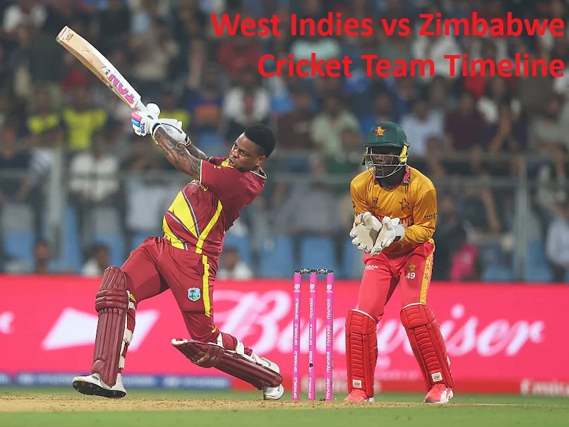 West Indies vs Zimbabwe Cricket Team Timeline
