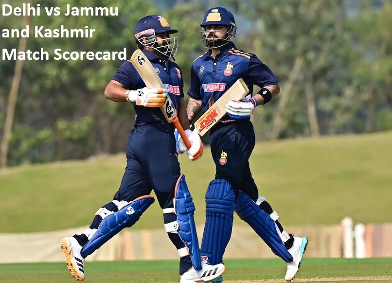 Delhi vs Jammu and Kashmir Match Scorecard