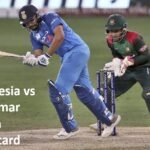 Indonesia vs Myanmar Match Scorecard