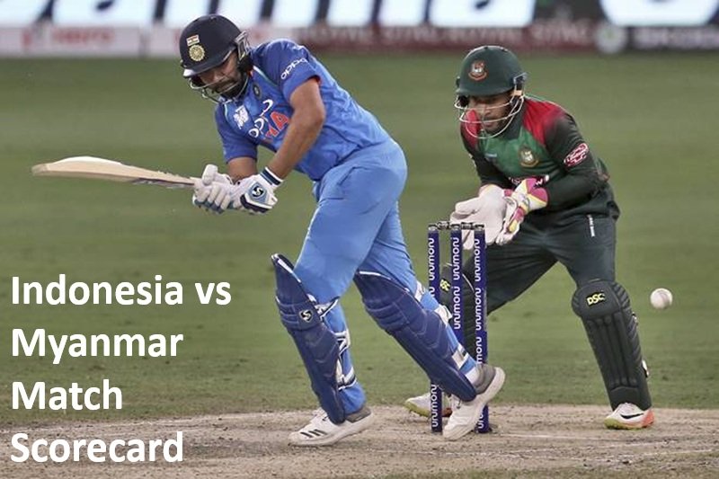 Indonesia vs Myanmar Match Scorecard