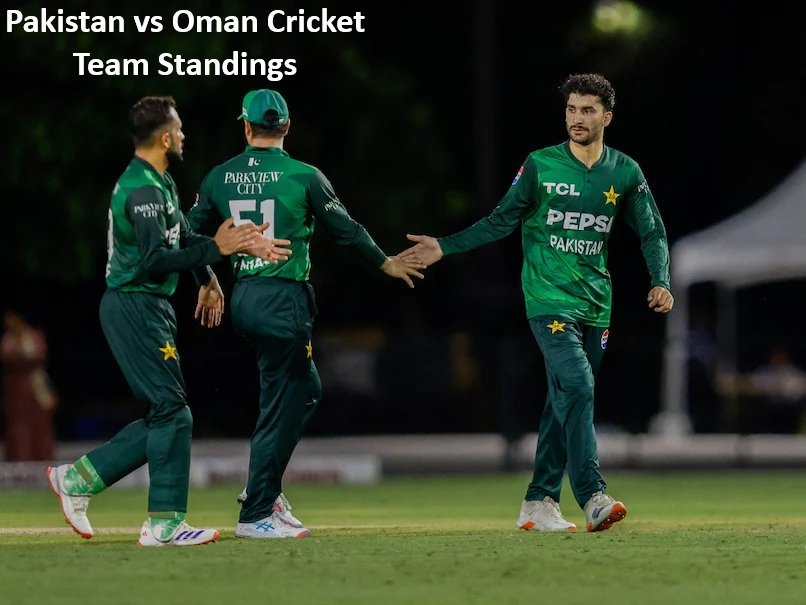 Pakistan vs Oman Cricket Team Standings